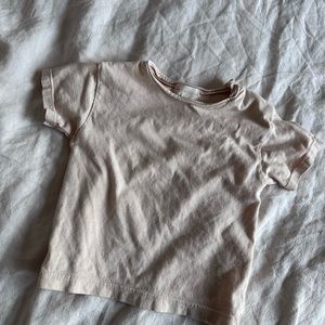 August River Raw Edged Tee Sand (18-24 mo)